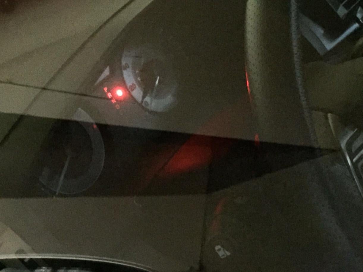 Red Blinking Light On Instrument Panel